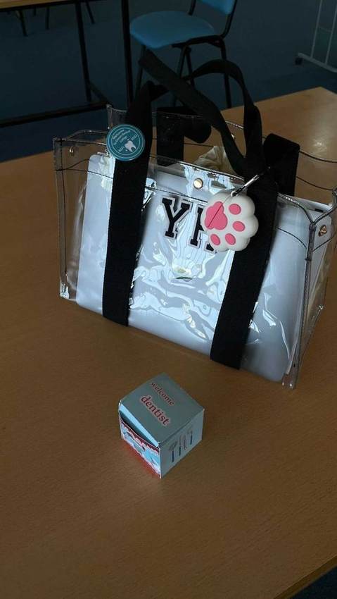 Baganic Clear Tote bag, customer photo