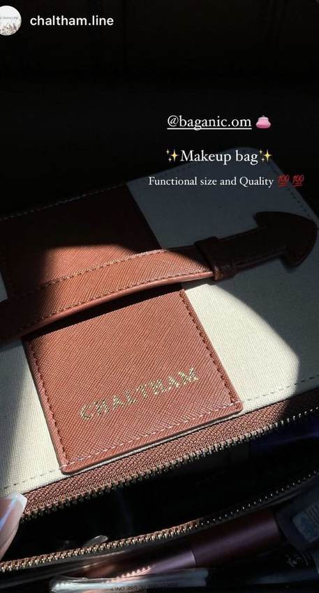 Baganic Makeup Bag, customer photo