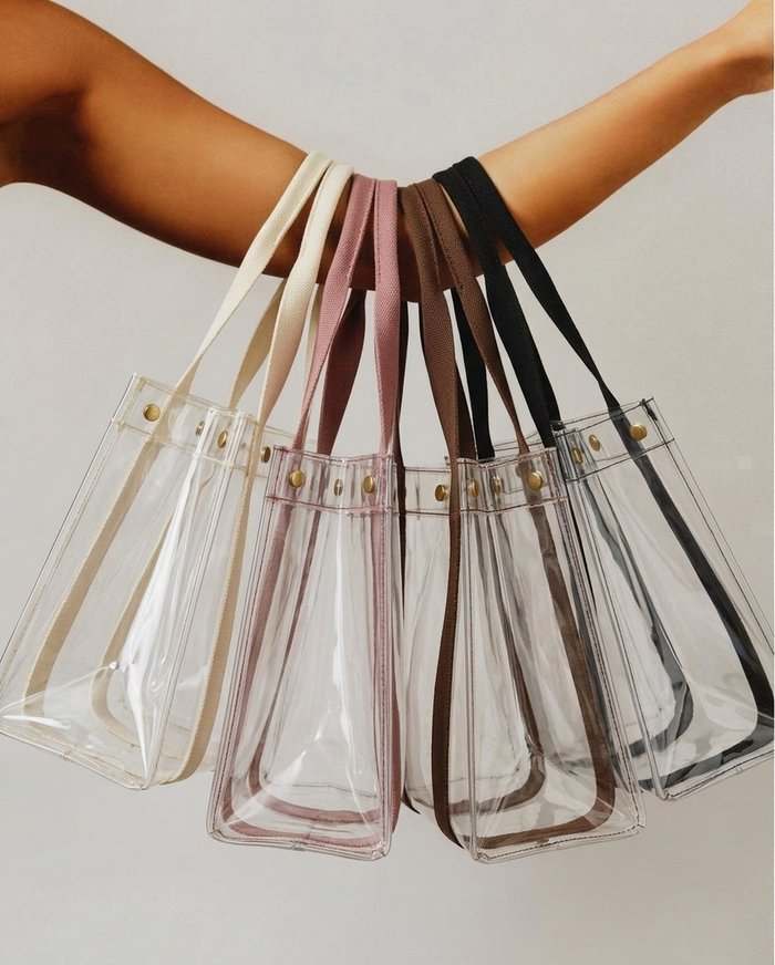 Baganic clear tote bag