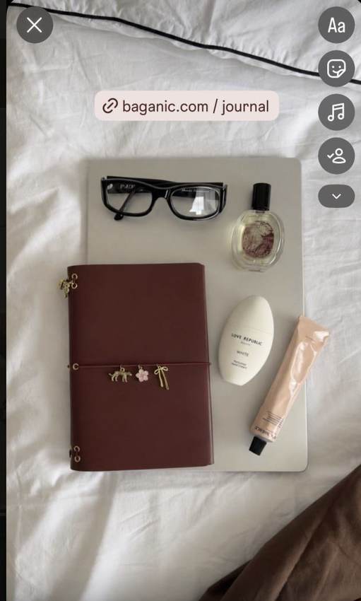 Baganic Journal, customer photo