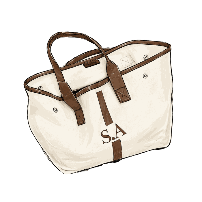 The Canvas Bag, cream