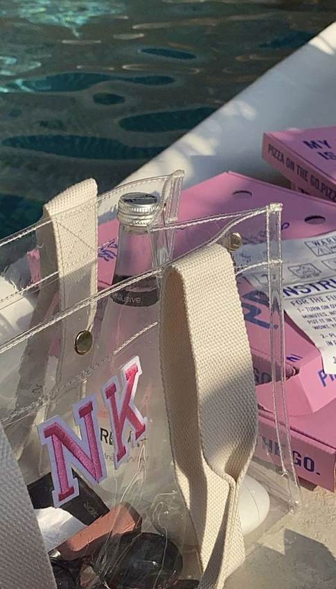 Baganic Clear Tote bag, customer photo