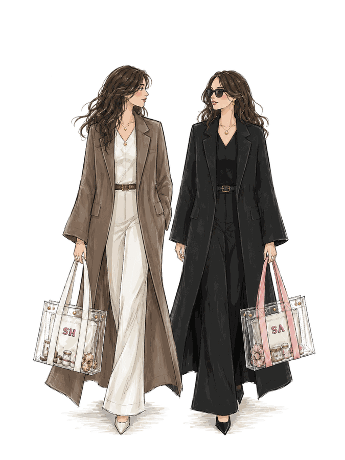 Shahad and Shatha, founders of Baganic