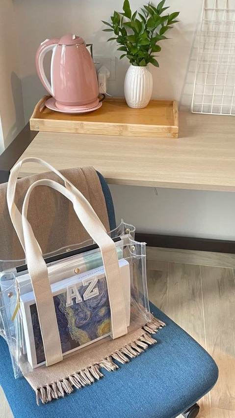 Baganic Clear Tote bag, customer photo